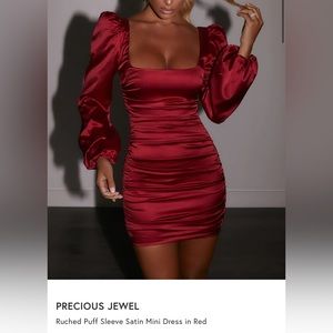 Oh Polly Precious Jewel Dress in Red - US Size 0